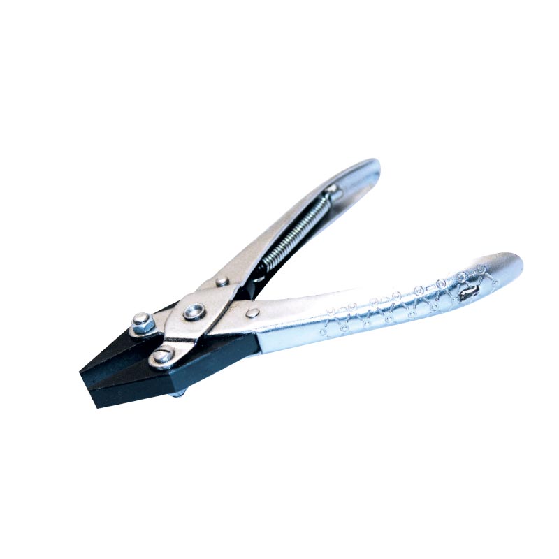 Parallel action pliers with return spring
