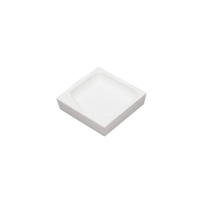 Square ceramic crucible - 50 x 50