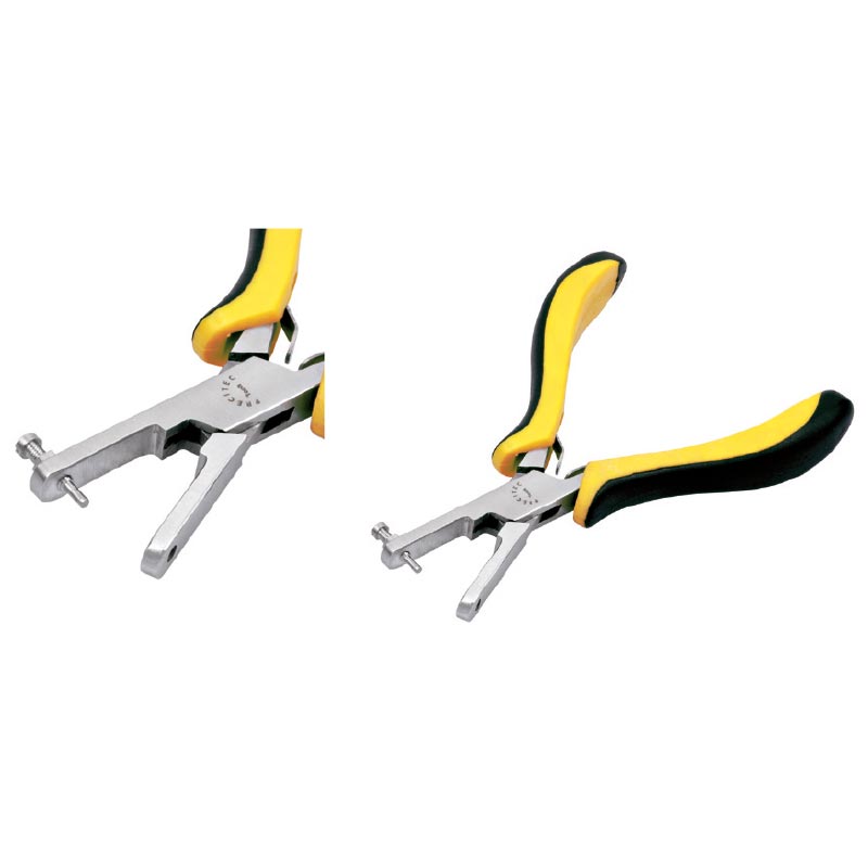Strap punch pliers