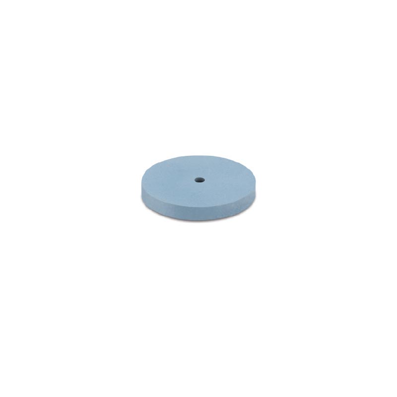 Silicone rubber polisher - light blue fine grain