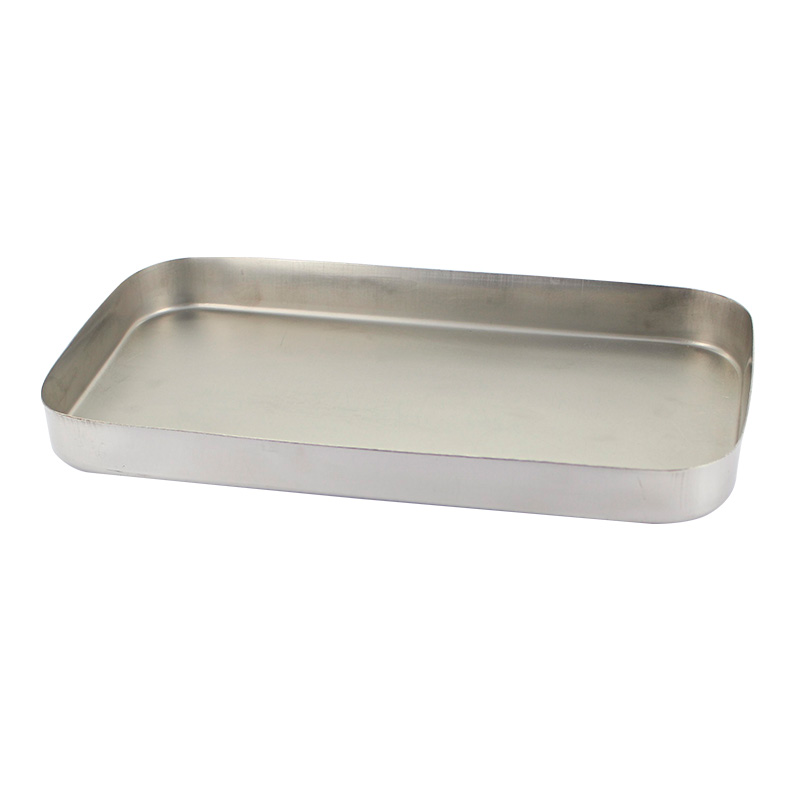 Stainless steel tray for heat insulation
