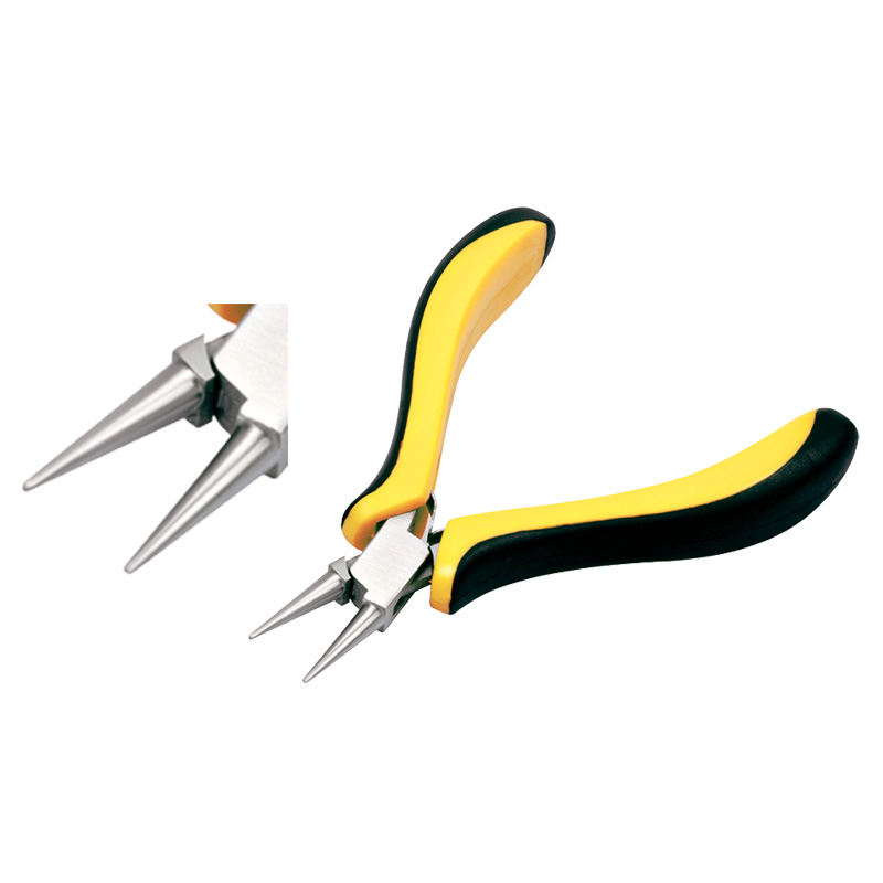 Precitec® round nose pliers with 2 return springs