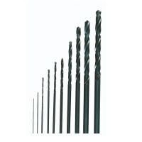 Set of 10 Proxxon HSS twist drills diam. 0.30 to 3.20 mm