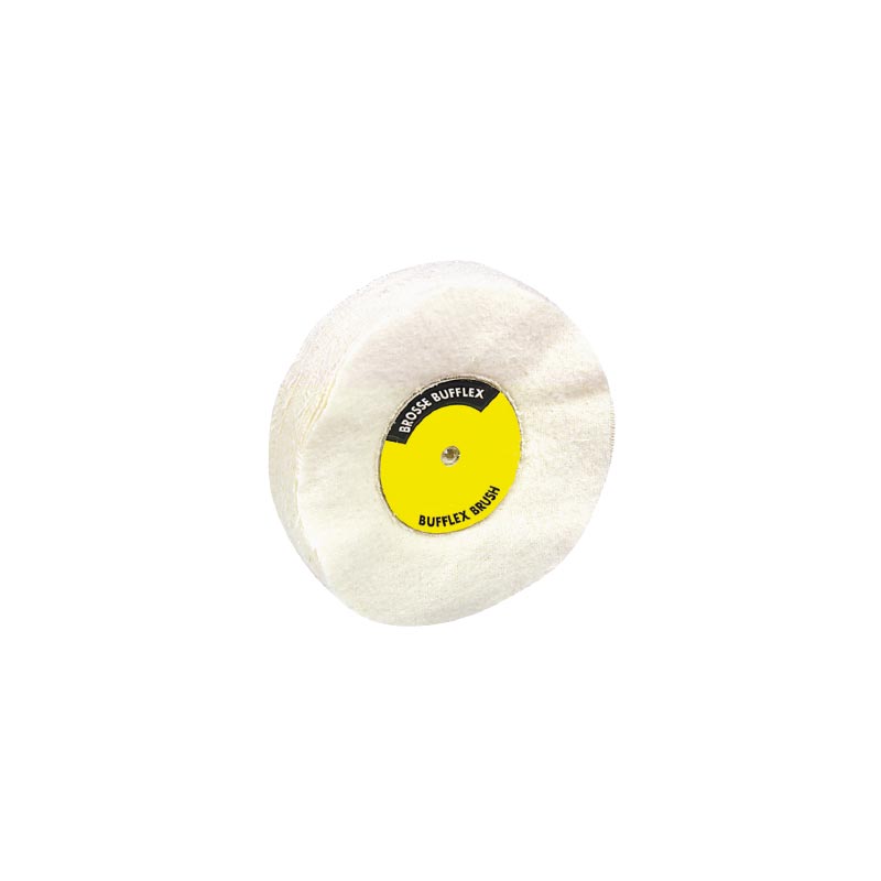 Bufflex soft flannel buffing wheel