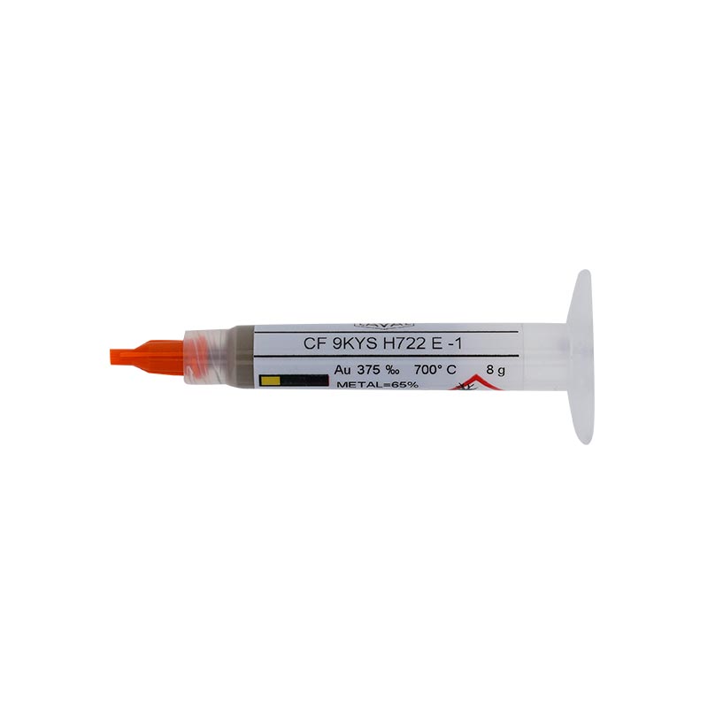 Yellow 9ct gold solder paste refill - 700°C