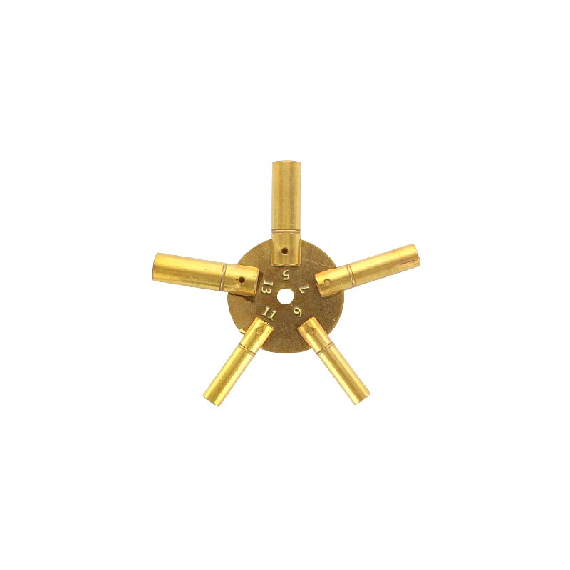 Brass star key - Odd N°5-7-9-11-13