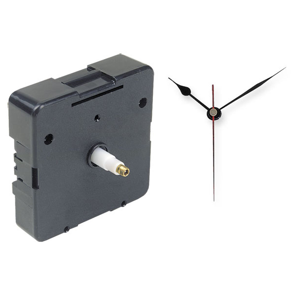 Quartz clock movements with hands shape spade