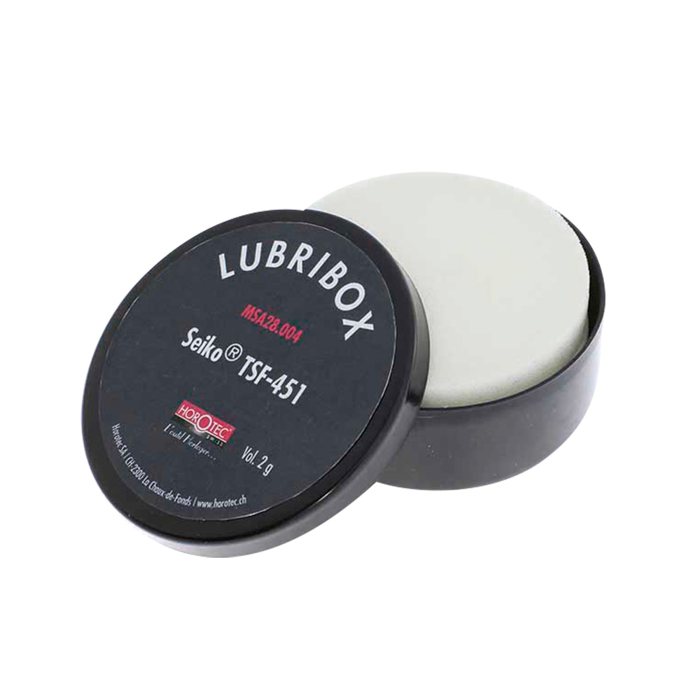Lubribox - contains 2 Seiko TSF-451 impregnated foam cushions for lubricating O-rings