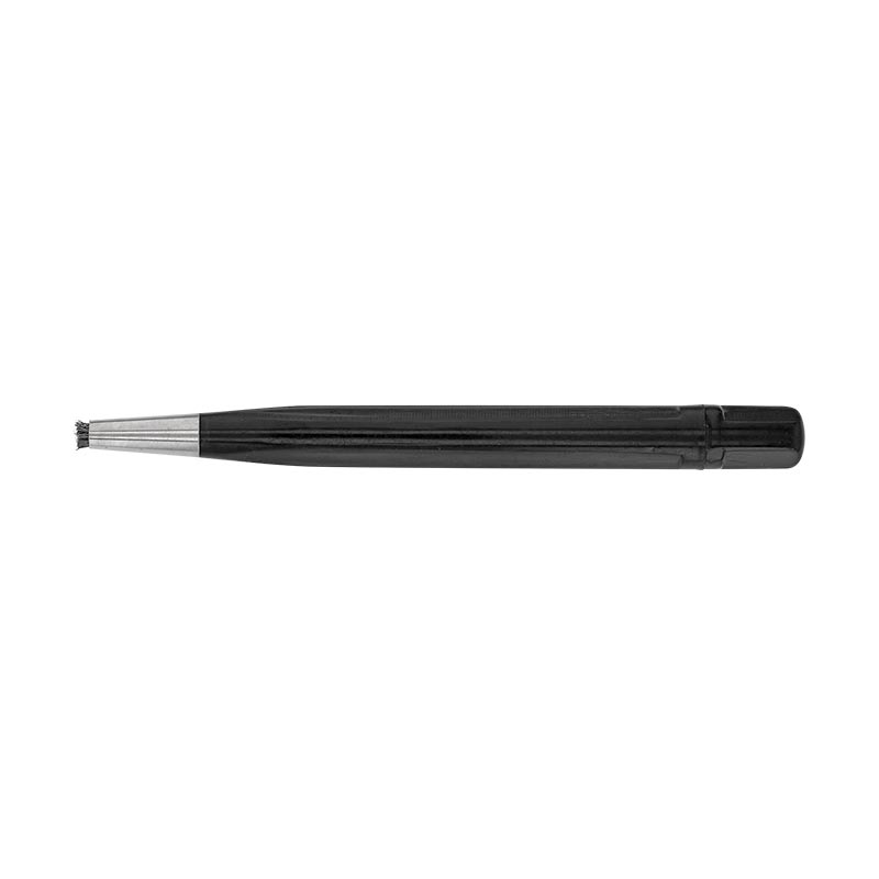 Black rechargeable steel scratch pen brush