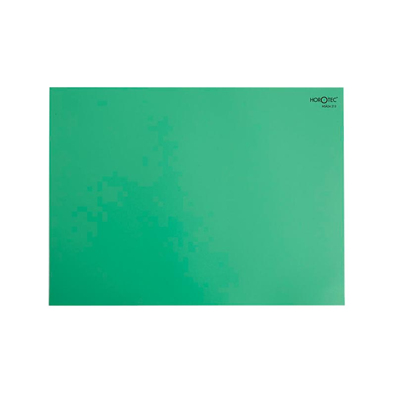 Horotec green, self-adhesive bench top mat. Solvent resistant.