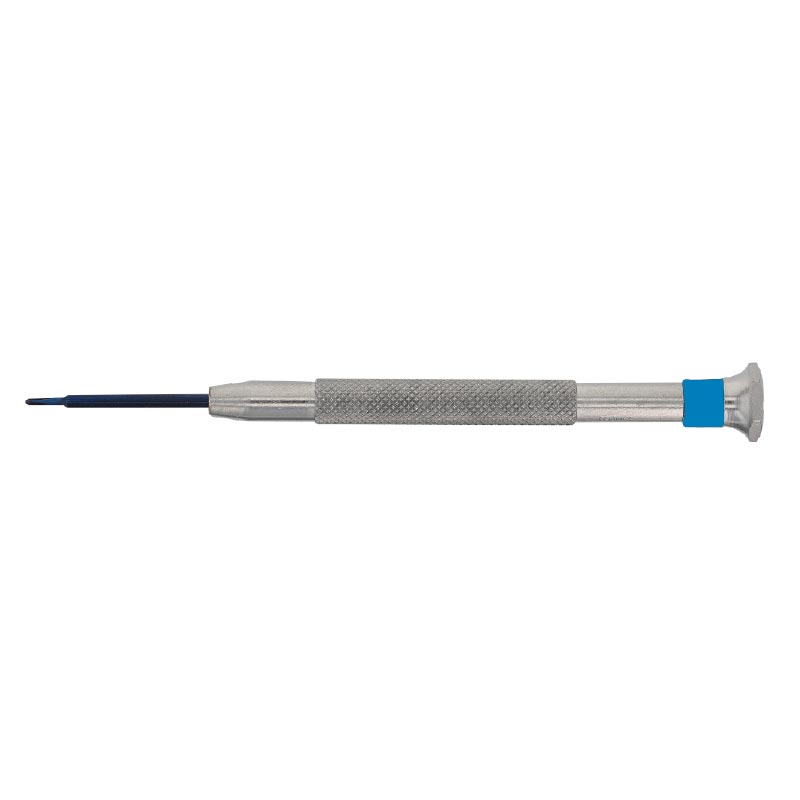 Precision crosshead screwdrivers, knurled chrome-plated handles, 1.20 to 3.00 mm - sold individually