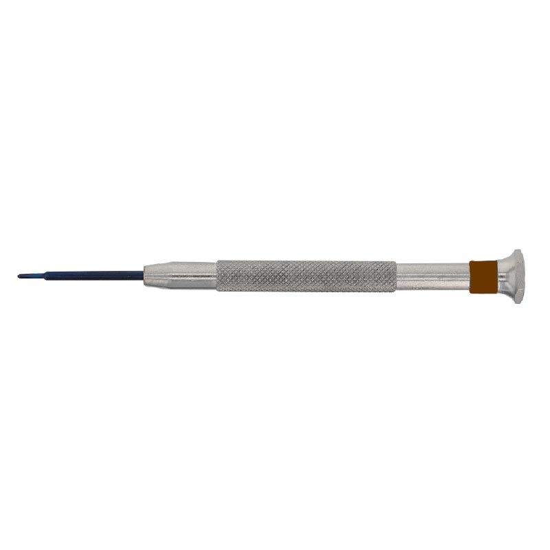 Precision crosshead screwdrivers, knurled chrome-plated handles, 1.20 to 3.00 mm - sold individually