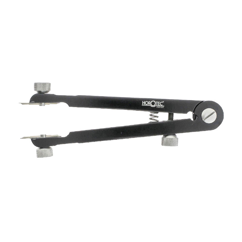 Spring bar tool with two steel forks