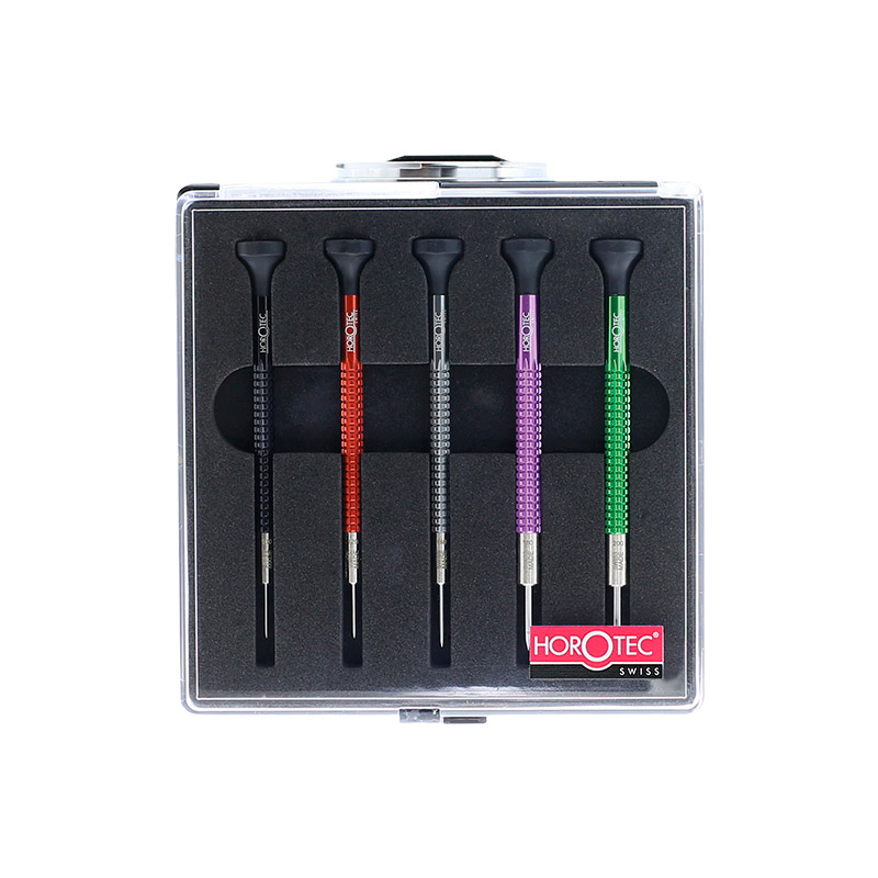 Set of 5 Horotec screwdrivers - ø 1 to 2mm