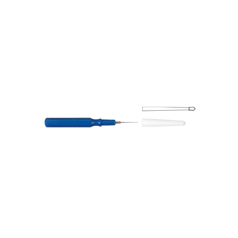 Horotec fine tipped blue oiler - aluminium handle - 6mm diametre