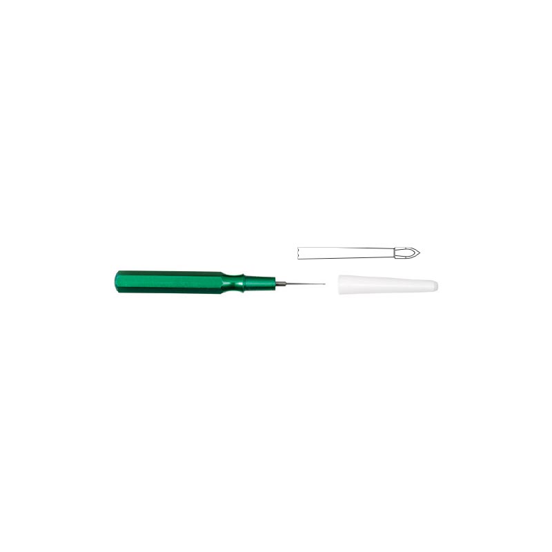 Green oiler, medium tip with dust cap