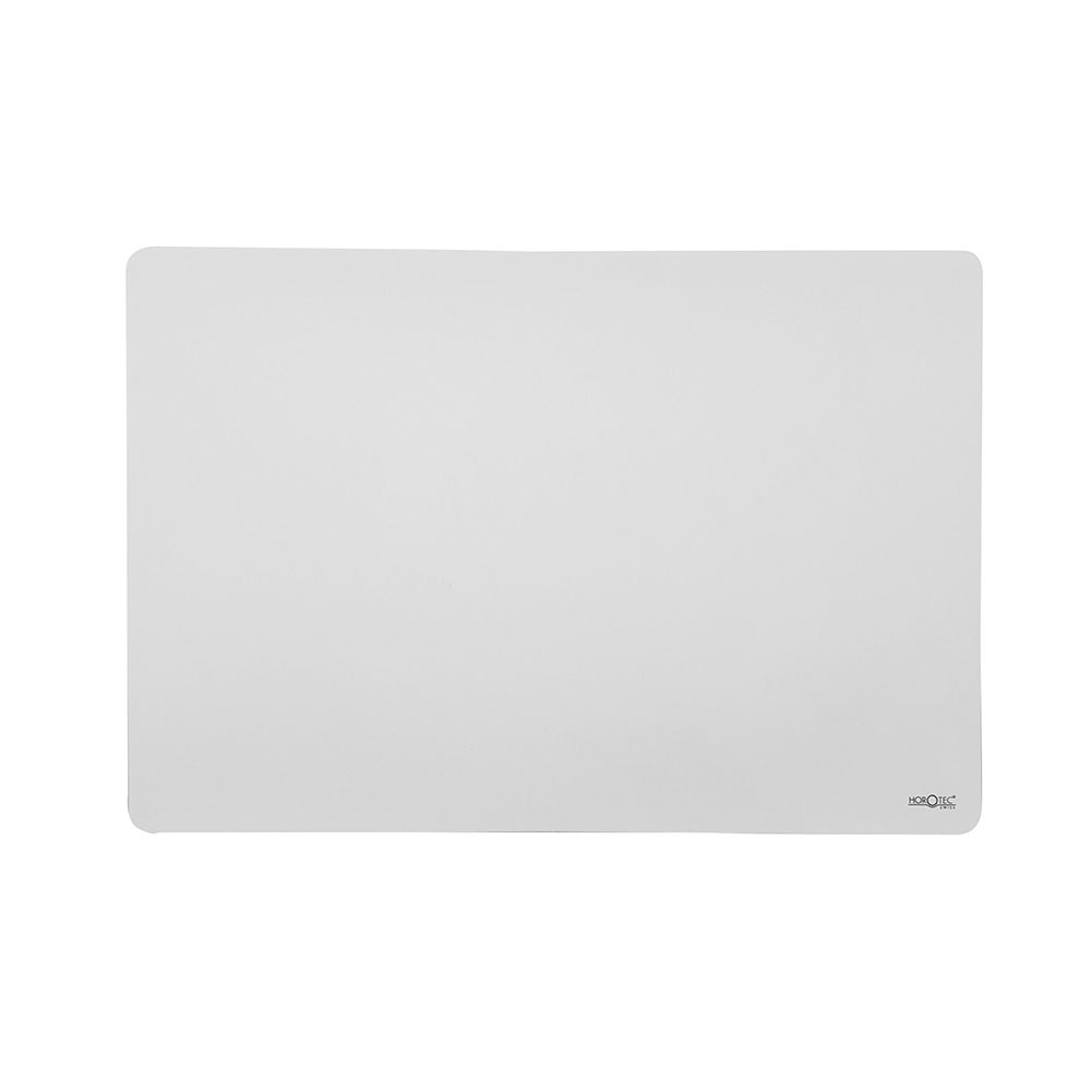 White non-slip repositionnable bench top work mat 350 x 240 x 0.5mm